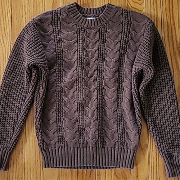 American Eagle Outfitters Sweaters - American Eagle Outfitters Women's Cable Knit Brown Sweater XS Cotton Blend!